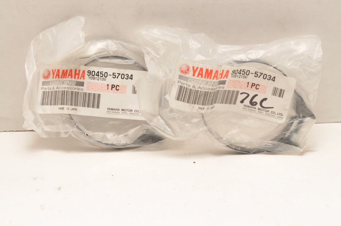 NEW NOS OEM YAMAHA 90450-57034 (57016) HOSE CLAMP Qty:2 VENTURE VIKING VK VECTOR - Like New