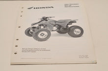 Load image into Gallery viewer, 2004 TRX300EX Genuine OEM Honda Factory SETUP INSTRUCTIONS PDI MANUAL S4204 - Very Good