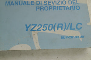 Yamaha Owner's Service Manual - YZ250 R 2003 English French Ger Ita 5UP-28199-30