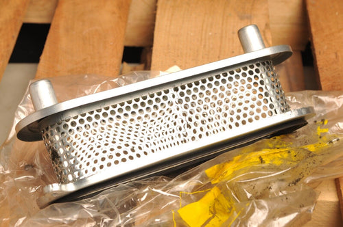 NOS OEM SUZUKI 13780-?? AIR FILTER CLEANER CAGE - *NO FILTER MATERIAL*  - Like New