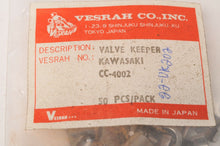 Load image into Gallery viewer, NOS Vesrah CC-4002 Qty:50 Valve Keeper Keepers (split) Kawasaki Motorcycle ATV + - Like New