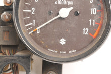 Load image into Gallery viewer, Used Suzuki Gauge Tach Tachometer 9000RPM  Vintage Nippon Seiki GS1100 +Bracket - Very Good