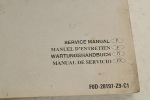 Yamaha Service Shop Manual - WaveRunner XL1200 Ltd   En/Fr/De/Es  |  466039