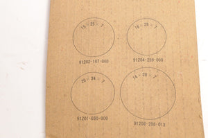 TK Oil Seal Kit for Honda CL100 CB100 SL100 CB90 CL90K SL90K - 4 seals NOS