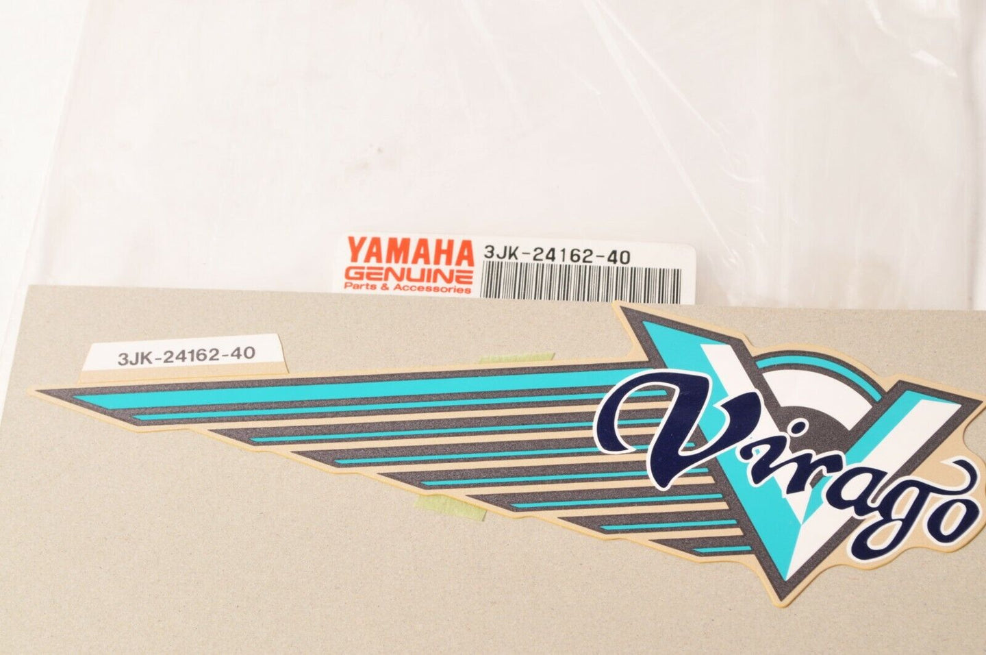 Genuine Yamaha 3JK-24162-40 Decal Emblem 2 