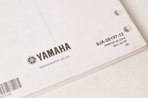 Yamaha Supplementary Service Manual Repair Maintenance Shop | RS90 RST90 2013 - Very Good