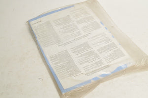Yamaha Owner's Service Manual - PW80(V) 2006 English French German 3RV-28199-8F