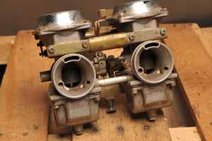 USED MOTORCYCLE CARBURETOR SET RACK CARBS - MIKUNI 15550 03X1 SUZUKI  - Salvage