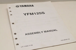 Genuine Yamaha ASSEMBLY SETUP MANUAL YFM125S GRIZZLY 125 2004 LIT-11666-17-56 - Very Good