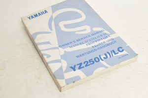 Yamaha Owner's Service Manual - YZ250 J 1997 English French German 4XL-28199-80