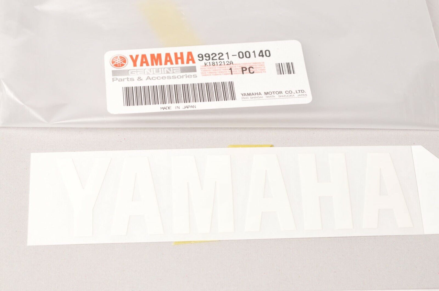 Genuine Yamaha 99221-00140 Decal 