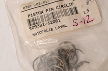 Load image into Gallery viewer, Genuine Suzuki 09381-12001 Circlip,piston pin clip clips LOT of 16 GT185 RM80 ++