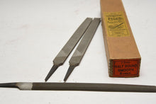 Load image into Gallery viewer, NOS Nicholson File (Globe File MF'G) 8" Half Round Smooth - Qty:3 - Canada Made