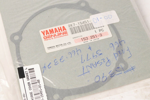 Genuine Yamaha 2K7-15451-00 Gasket,Crankcase Cover LH Left - YZ250 1976-1979