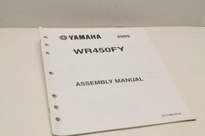 Genuine Yamaha FACTORY ASSEMBLY SETUP MANUAL WR450F WR450FY 2009 LIT-11666-22-65 - Very Good