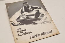 Load image into Gallery viewer, Vintage Polaris Parts Manual 9910518  1978 Cobra Snowmobile OEM Genuine - Very Good