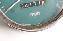 Load image into Gallery viewer, Used Honda Gauge Speedometer Speedo Vintage Nippon Seiki 120 130 mph green face - Very Good