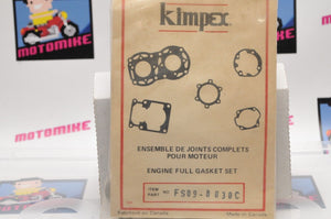 NEW NOS KIMPEX FULL GASKET SET R18- FS09 09-8030C - Like New