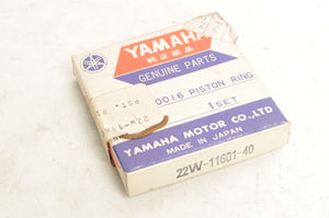 Genuine Yamaha Piston Ring Set 4th O/S 1.00mm oversize YZ80 83  |  22W-11601-40