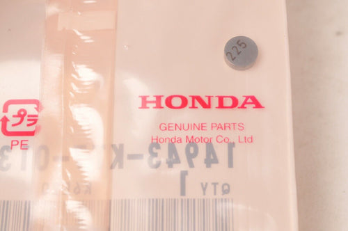 Genuine Honda Shim,Tappet 14943-KT7-013 2.250 - CRF250R VFR750 CB400F CBR1000RR+