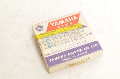 Genuine Yamaha Piston Ring Set 2nd O/S +0.50mm YZ125 1982-88   |  5X4-11611-21