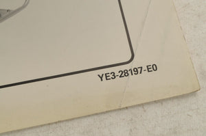 Yamaha Service Shop Manual - YP20GN  En   |  YE3-28197-E0