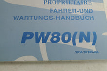 Load image into Gallery viewer, Yamaha Owner&#39;s Service Manual - PW80(N) 2001 English French German 3RV-28199-8A