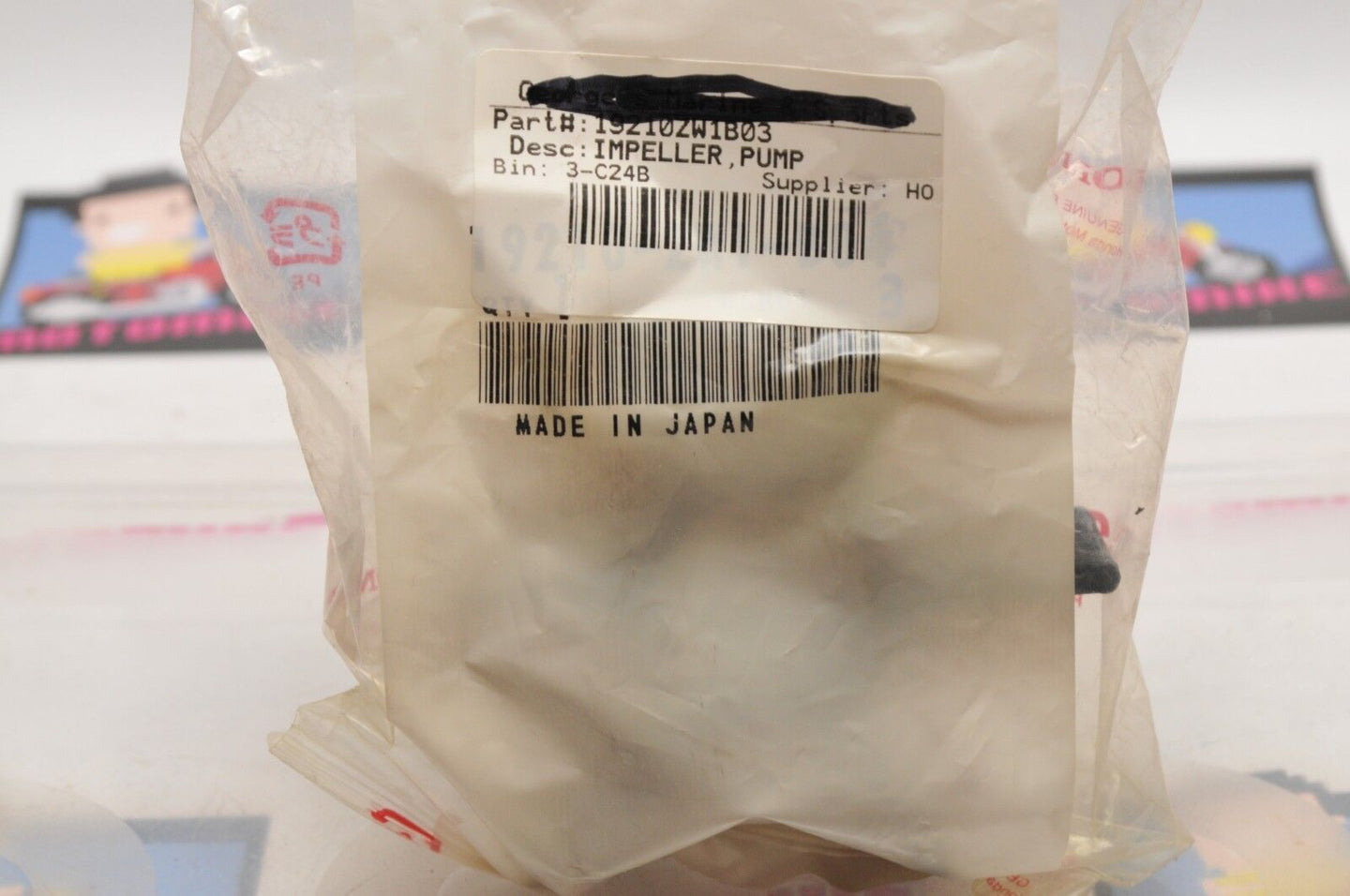 New OEM HONDA MARINE 19210-ZW1-B03 IMPELLER 115 90 130 75 OUTBOARD - Like New