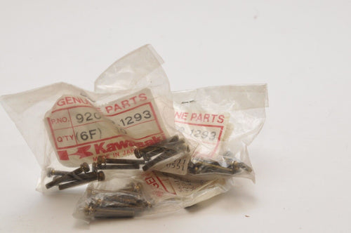NEW Kawasaki NOS 92009-1293 SCREW,3x22 KL600 ZX900 KLR250 KLR650 VULCAN++ Qty:30 - Like New