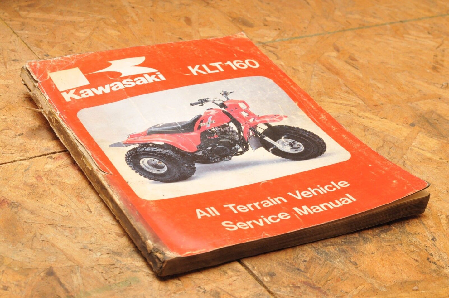 Kawasaki Factory Service Manual FSM SHOP OEM KLT160 1985 ATV  #99924-1052-01 - Very Good