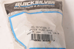 Mercury MerCruiser Quicksilver Water Pump Base Body Housing see list |  87458A2 - Like New