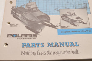 Vintage Polaris Parts Manual 9911414 - 1988 LongTrak Star Snowmobile Genuine OEM - Very Good
