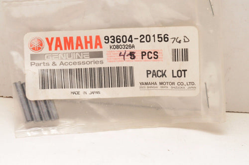 NEW NOS OEM YAMAHA DOWEL PINS 93604-20156 LOT OF FOUR (4) SHIFT CAM FORK - Like New