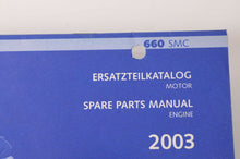 Load image into Gallery viewer, Genuine Factory KTM Spare Parts Manual Engine 660 SMC  2003 | 320894 - Very Good