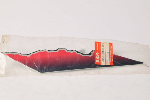 New NOS Genuine Suzuki 68645-36D00-1FU Decal Leg Shield Right RH AE50 1992 1993  - Like New