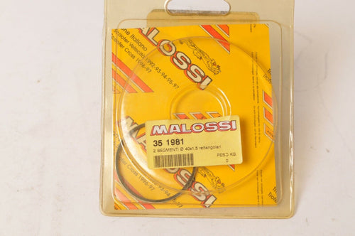 Genuine Malossi 351981 Piston Ring Set rectangular 40.4 x 1.5 Yamaha BW's Jog ++