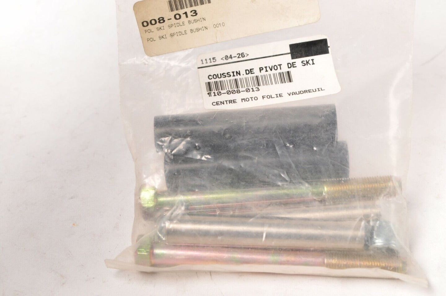 Ski Spindle Bushing Kit for Polaris Indy with Steel Skis  | SM-08013 - Like New