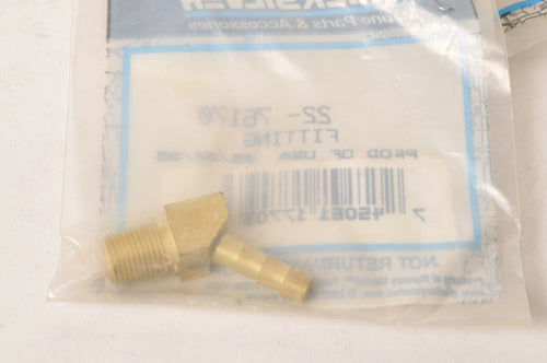 Mercury MerCruiser Quicksilver Fitting,Elbow reservoir bypass  |  22-76170 - Like New