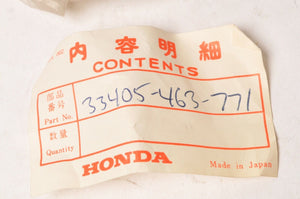 Genuine NOS Honda 33405-463-771 Socket,R Turn Signal pigtail harness GL500 1100 - Like New