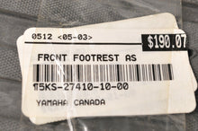 Load image into Gallery viewer, Genuine Yamaha 5KS-27410-10 Front Footrest LH Left - V-Star 1100 2000-2009 - Like New