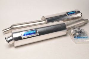 NEW Mig Exhaust Concepts TR810 Mufflers Pipes Slip-on Echappement silencers cans - Like New