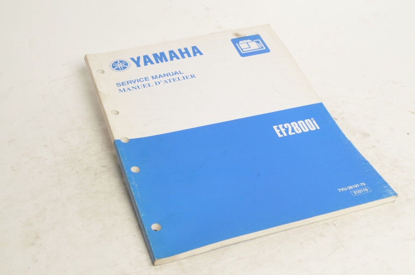 Yamaha Service Shop Manual D'atelier - EF2800i    |  7VU-28197-70