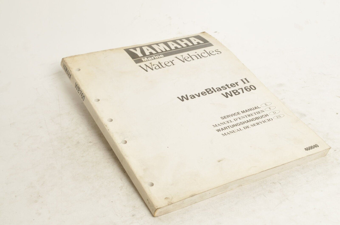 Yamaha Service Shop Manual - WB760 1997  En/Fr/De/Es  |  GK5-28197-Z7-C1