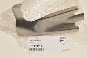 NEW DUCATI 4601G411A  REAR EXHAUST HEAT SHIELD GUARD SUPERSPORT 2018  - Like New