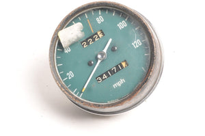 Used Honda Gauge Speedometer Speedo Vintage Nippon Seiki 120 130 mph green face - Very Good