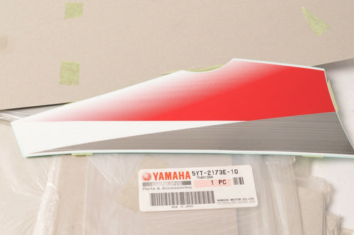 Genuine Yamaha 5YT-2173E-10 Decal Graphic 1 BWS1 - Raptor 350 2004 04 YFM350S - Like New