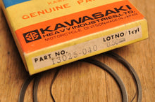 Load image into Gallery viewer, NOS OEM KAWASAKI PISTON RINGS 13025-040 +0.020&quot; OVERSIZE - G5 - Like New