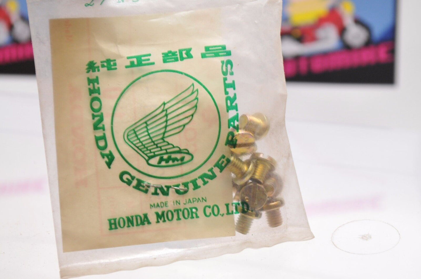 OEM VINTAGE Honda 33125-041-600 Qty:10 HEADLIGHT SCREW LOT CT90 SL90 MOTORCYCLE - Like New