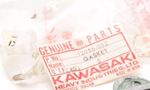 New Kawasaki NOS GASKET 12056-002 CHAIN TENSIONER KZ400 1974-76 - Like New