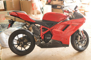Genuine Ducati 57012633A Exhast Center Y-Pipe w/valve & cables - 2012 848 Evo - Very Good